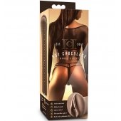 Коричневый мастубратор-вагина Nicole s Kitty - Blush Novelties - в Электростали купить с доставкой