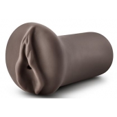 Коричневый мастубратор-вагина Nicole s Kitty - Blush Novelties - в Электростали купить с доставкой