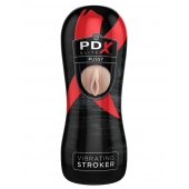 Мастурбатор-вагина Vibrating Pussy Stroker с вибрацией - Pipedream - в Электростали купить с доставкой