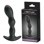 Черный анальный стимулятор простаты с вибрацией Special Anal Massager - 14,5 см. - Baile - в Электростали купить с доставкой