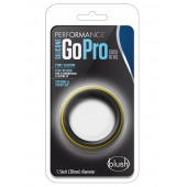 Черно-желтое силиконовое эрекционное кольцо Silicone Go Pro Cock Ring - Blush Novelties - в Электростали купить с доставкой