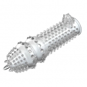 Закрытая прозрачная насадка Crystal sleeve - 14,2 см. - Erowoman-Eroman - в Электростали купить с доставкой