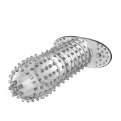 Закрытая прозрачная насадка Crystal sleeve - 12 см. - Erowoman-Eroman - в Электростали купить с доставкой