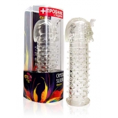 Закрытая прозрачная насадка на пенис Crystal Sleeve Faraon - 13,5 см. - Erowoman-Eroman - в Электростали купить с доставкой