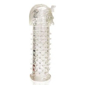 Закрытая прозрачная насадка на пенис Crystal Sleeve Faraon - 13,5 см. - Erowoman-Eroman - в Электростали купить с доставкой