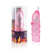 Закрытая рельефная насадка Crystal sleeve snakes в виде змеи с усиками - 14 см. - Erowoman-Eroman - в Электростали купить с доставкой