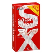 Утолщенные презервативы Sagami Xtreme Feel Long с точками - 10 шт. - Sagami - купить с доставкой в Электростали