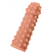 Телесная реалистичная насадка KOKOS Extreme Sleeve 02 с дополнительной стимуляцией - 12,7 см. - KOKOS - в Электростали купить с доставкой