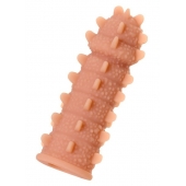 Телесная реалистичная насадка KOKOS Extreme Sleeve 04 с дополнительной стимуляцией - 12,7 см. - KOKOS - в Электростали купить с доставкой