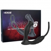 Черная анальная пробка NEXUS SIMUL8 с фиксацией на теле кольцами - Nexus Range - в Электростали купить с доставкой