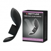 Черное кольцо на пенис с вибрацией Vibration Penis Sleeve - Baile - в Электростали купить с доставкой