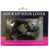 Черные меховые наручники Love с ключиками - Baile - купить с доставкой в Электростали