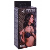 Черный поводок и чокер с кольцом Rada - Rebelts - купить с доставкой в Электростали