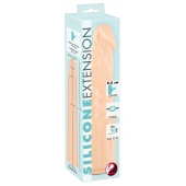 Телесная насадка-удлинитель Silicone Extension - 19 см. - Orion - в Электростали купить с доставкой