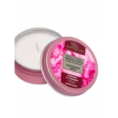 Массажная свеча  Клубника в сливках - БиоМед - купить с доставкой в Электростали