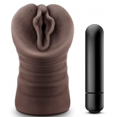 Коричневый мастурбатор-вагина Alexis - Blush Novelties - в Электростали купить с доставкой