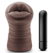 Коричневый мастурбатор-ротик Renee - Blush Novelties - в Электростали купить с доставкой