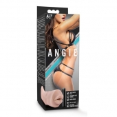 Телесный мастурбатор-ротик Angie - Blush Novelties - в Электростали купить с доставкой