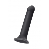 Черный фаллос на присоске Silicone Bendable Dildo XL - 20 см. - Strap-on-me - купить с доставкой в Электростали