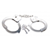 Металлические наручники Beginner s Metal Cuffs - Pipedream - купить с доставкой в Электростали