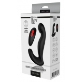 Черный вибромассажер простаты SWIRLING P-PLEASER - Dream Toys - в Электростали купить с доставкой