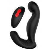 Черный вибромассажер простаты SWIRLING P-PLEASER - Dream Toys - в Электростали купить с доставкой