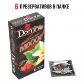 Ароматизированные презервативы DOMINO  Ароматный микс  - 6 шт. - Domino - купить с доставкой в Электростали