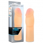 Телесная насадка-удлинитель на пенис PERFORMANCE 1.5INCH COCK XTENDER - 16 см. - Blush Novelties - в Электростали купить с доставкой