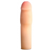 Телесная насадка-удлинитель на пенис PERFORMANCE 1.5INCH COCK XTENDER - 16 см. - Blush Novelties - в Электростали купить с доставкой