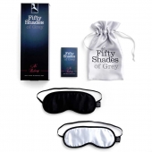 Набор из двух масок на глаза Soft Blindfold Twin Pack - Fifty Shades of Grey - купить с доставкой в Электростали
