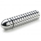 Рельефный фаллос для интенсивного электросекса Groovey George - 20 см. - MyStim - купить с доставкой в Электростали