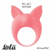 Оранжевое эрекционное кольцо Kitten Kyle - Lola Games - в Электростали купить с доставкой