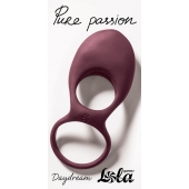 Бордовое эрекционное виброкольцо Daydream - Lola Games - в Электростали купить с доставкой