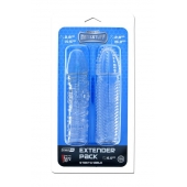 Комплект из 2 прозрачных насадок на пенис PENIS EXTENDER PACK - Dream Toys - в Электростали купить с доставкой