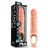 Телесный реалистичный фаллоудлинитель 9 Inch Silicone Cock Sheath Penis Extender - 22,86 см. - Blush Novelties - в Электростали купить с доставкой