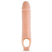 Телесный реалистичный фаллоудлинитель 10 Inch Silicone Cock Sheath Penis Extender - 25,4 см. - Blush Novelties - в Электростали купить с доставкой
