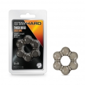 Дымчатое эрекционное кольцо Stay Hard Thick Bead Cock Ring - Blush Novelties - в Электростали купить с доставкой