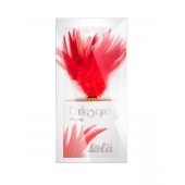 Красный перьевой тиклер Plume - 23 см. - Lola Lingerie - купить с доставкой в Электростали
