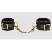 Черные наручники Bound to You Faux Leather Wrist Cuffs - Fifty Shades of Grey - купить с доставкой в Электростали