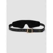 Черная плотная маска на глаза Bound to You Faux Leather Blindfold - Fifty Shades of Grey - купить с доставкой в Электростали