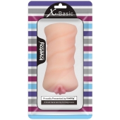 Телесный мастурбатор-вагина X-Basic Pocket Pussy без вибрации - Lovetoy - в Электростали купить с доставкой