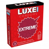 Текстурированные презервативы LUXE Royal Extreme - 3 шт. - Luxe - купить с доставкой в Электростали