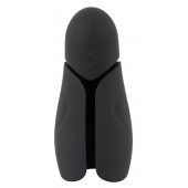 Черный силиконовый вибромастурбатор с нагревом Masturbator with 2 Functions - Orion - в Электростали купить с доставкой