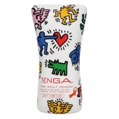Мастурбатор-туба Keith Haring Soft Tube CUP - Tenga - в Электростали купить с доставкой
