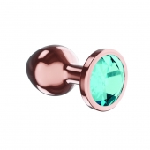 Пробка цвета розового золота с малиновым кристаллом Diamond Topaz Shine L - 8,3 см. - Lola Games - купить с доставкой в Электростали