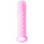 Розовый фаллоудлинитель Homme Long - 13,5 см. - Lola Games - в Электростали купить с доставкой