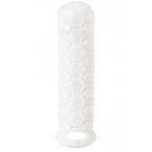 Белый фаллоудлинитель Homme Long - 15,5 см. - Lola Games - в Электростали купить с доставкой