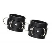 Черные наручники Anonymo на сцепке - ToyFa - купить с доставкой в Электростали