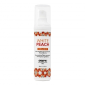 Разогревающее массажное масло Gourmet White Peach Organic с органическими ингредиентами - 50 мл. - Exsens - купить с доставкой в Электростали