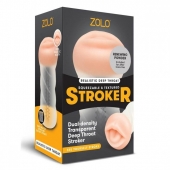Мастурбатор-ротик ZOLO DEEP THROAT - Zolo - в Электростали купить с доставкой